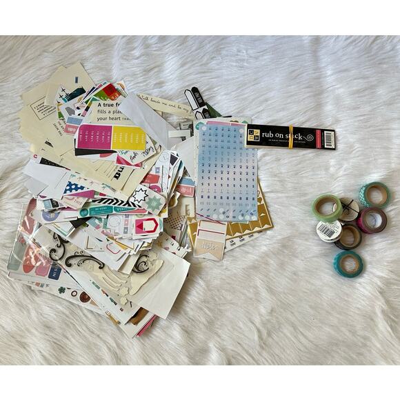 The Happy Planner Bundle Lot Half Sheet Notepad Full Sheet Paper Sticker Books - Picture 5 of 5